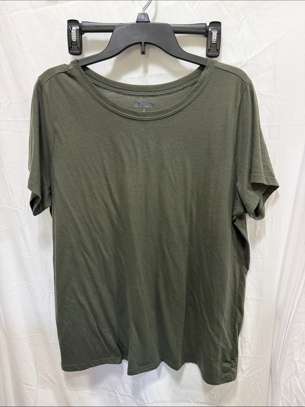 torrid Olive Green Scoop Neck Short Sleeve Tee